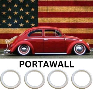 R15 x4 Car White Wall Tire Trims Mickey Insert Tyre Portawall 15 Inch