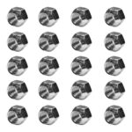 BCP Fasteners (20 Qty) 7/16-20 Acorn Lug Nuts | Zinc-Plated, Open End | 3/4" Hex (BCP1075)