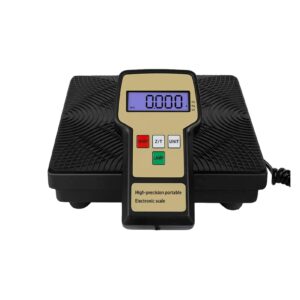 HAVC Refrigerant Charging Scale use for Freon Refrigerant Recovery Tank: 220LB High Accuracy A/C Electronic Digital Refrigerant Charging Weight Scale