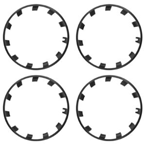 KALOFOR for Tesla Model Y 21 Inch Wheel Rim Protector Hubcaps Uberturbine Wheels Rim Cover Tire Trim Rings Matte Black 4Pcs Model Y Accessories