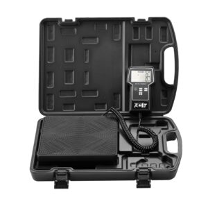 PB Motor Tech 110LBS Digital Refrigerant Charging Scale with Ultra Large LCD Screen & Portable Case, High Precision HVAC Freon Scale for Weighing Recovery Tanks