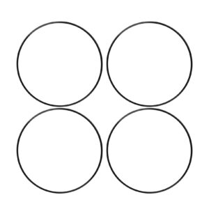 Tissting 18 Inch/45.72cm Wheel Rim Protectors, 2PCS Black ABS Hub Guards for Cars - Universal Anti-Scratch Protection Self-Adhesive Installation for 18-Inch Wheel Rims with 7mm+ Width