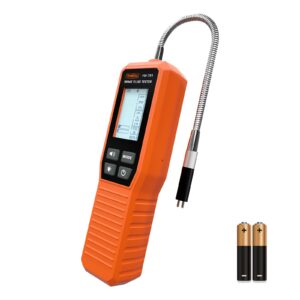 YOWEXA Brake Fluid Tester for DOT3 DOT4 DOT5.1, Digital Brake Fluid Moisture Tester with 200mm Flexible Corrosion-Resistant Probe, Dual Alarm and Backlit LCD for Automotive Maintenance