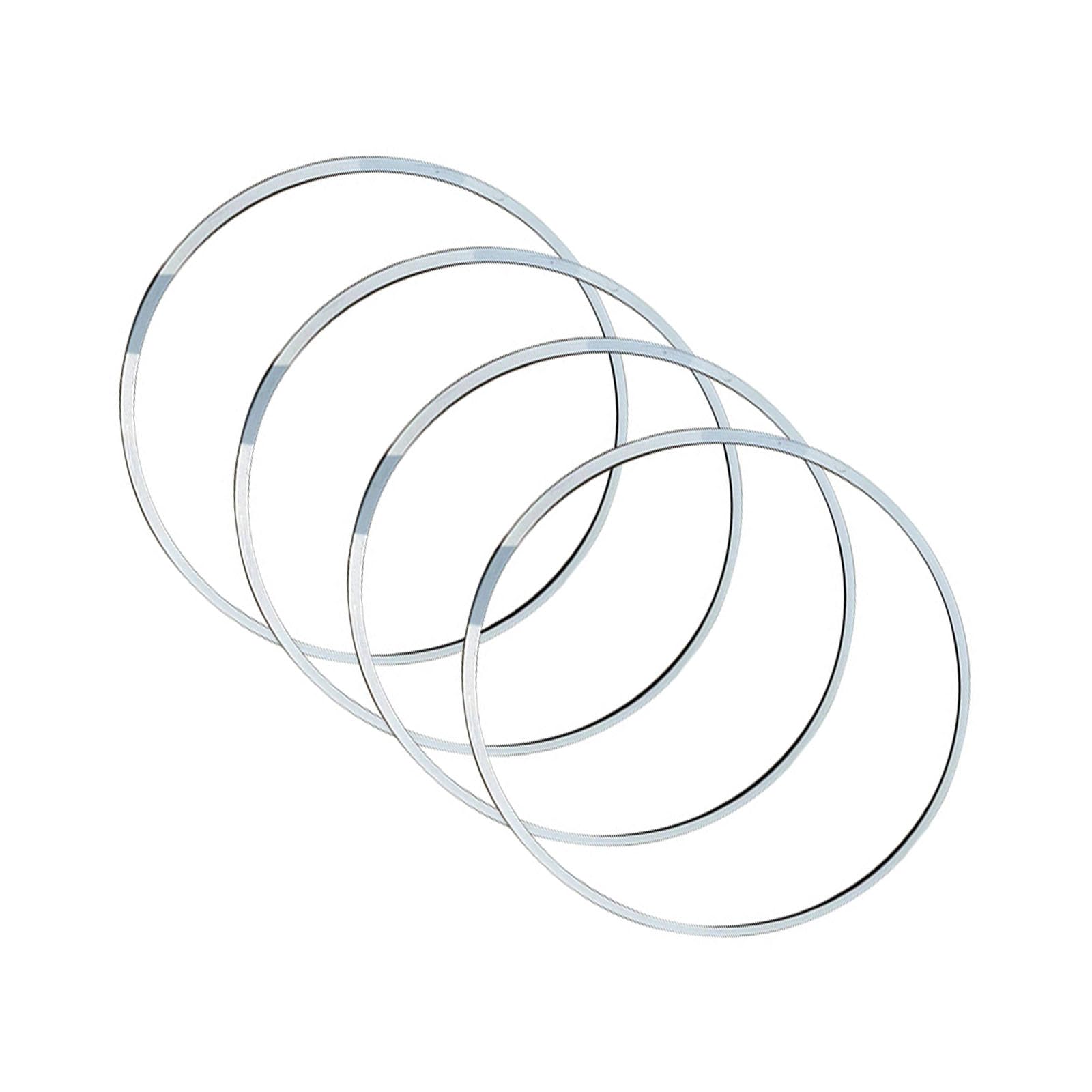 Generic Rim Protector for Car Wheel, 19 Inch 4 Pcs Set Aluminum Alloy Wheel Protector Car Rim for Sedans and Suvs with 19-Inch Alloy Wheel (Silver)