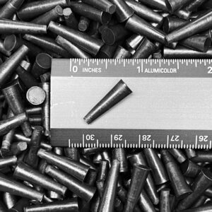 High Temp Masking Supply .125" x .250" (1/8 x 1/4) Silicone Rubber Plugs - Tapered Stoppers for Powder Coating, Painting, Automotive, Crafts, DIY - Non-Toxic, Flexible, Reusable STP102 (250 Pack)