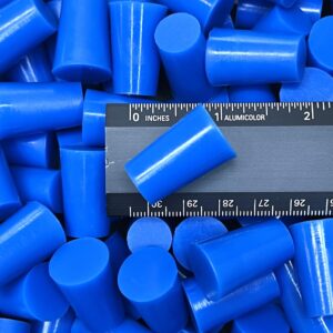 High Temp Masking Supply .512" x .669" (1/2 x 5/8) Silicone Rubber Plugs - Tapered Stoppers for Powder Coating, Painting, Automotive, Crafts, DIY - Non-Toxic, Flexible, Reusable STP669 (100 Pack)