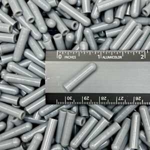 High Temp Masking Supply Silicone Rubber Caps for Parts Up to .125" (1/8 Inch) - Powder Coating, Painting, Automotive, Crafts, DIY - Non-Toxic, Flexible, Reusable SC109 (1000 Pack)